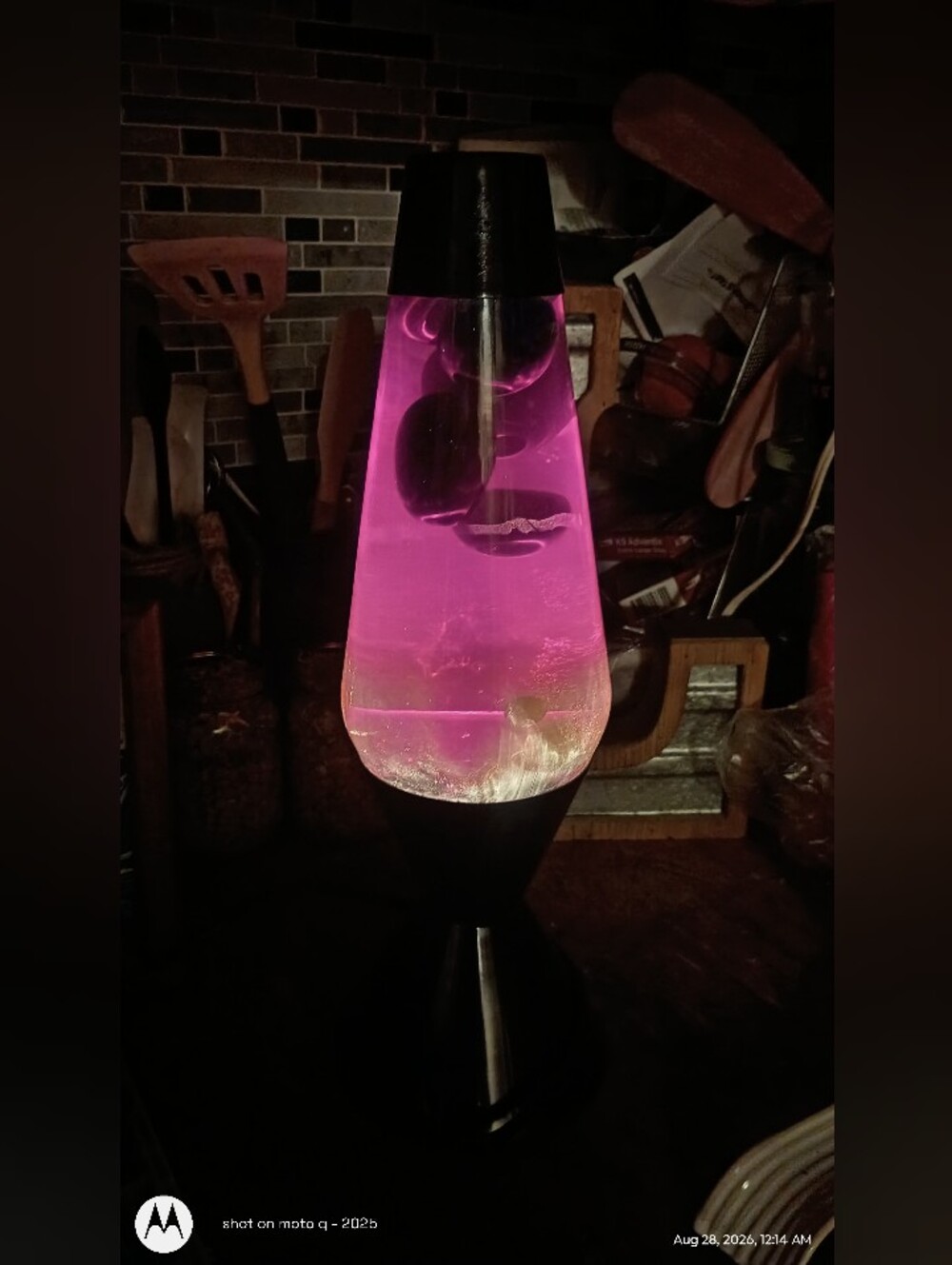 Vintage - Lava Lamp XL 52 Oz 16.3" Black Base Magma - rare